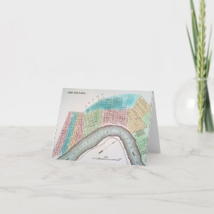 Kaart van New Orleans, 1837