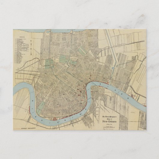 kaart van New Orleans (1919) (Voorkant)