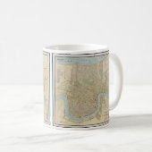  kaart van New Orleans (1919) Koffiemok (Voorkant rechts)