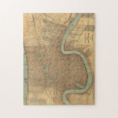 kaart van New Orleans (1919) Legpuzzel (Verticaal)