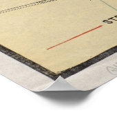  kaart van New Orleans (1919) Poster (Hoek)