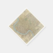  kaart van New Orleans (1919) Servet (Hoek)