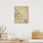 Kaart van New South Wales Poster (Keuken)