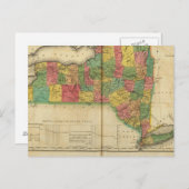 Kaart van New York (Voorkant / Achterkant)