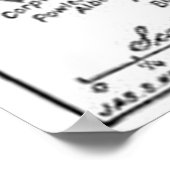  kaart van New York (1811) Poster (Hoek)