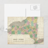 kaart van New York (1827) (Voorkant / Achterkant)