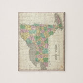 kaart van New York (1827) Legpuzzel (Verticaal)
