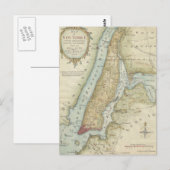  kaart van New York (1869) (Voorkant / Achterkant)