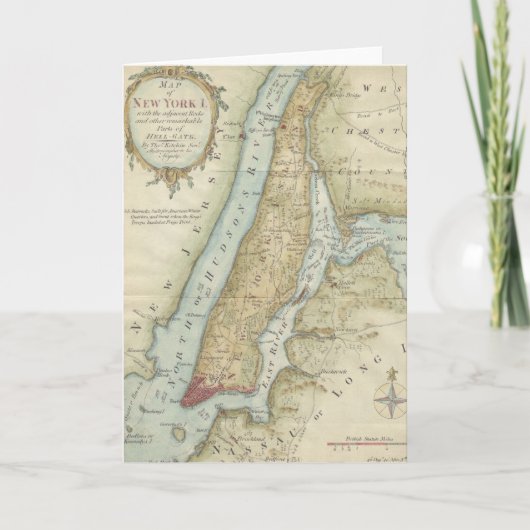  kaart van New York (1869) (Voorkant)