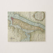  kaart van New York (1869) Legpuzzel (Horizontaal)