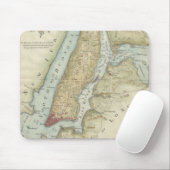 kaart van New York (1869) Muismat (Met muis)