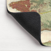 kaart van New York (1878) Muismat (Hoek)