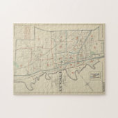 kaart van New York (1883) Legpuzzel (Horizontaal)