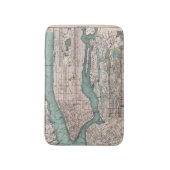 kaart van New York (1897) Badmat (Voorkant Verticaal)