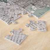  kaart van New York (1897) Legpuzzel (Zijkant)
