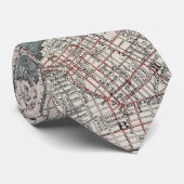 kaart van New York (1897) Stropdas (Opgerold)