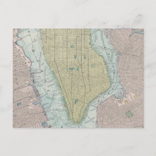  kaart van New York (1901) (Voorkant)