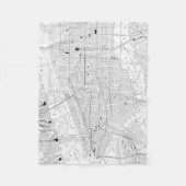  kaart van New York (1911) Fleece Deken (Voorkant)
