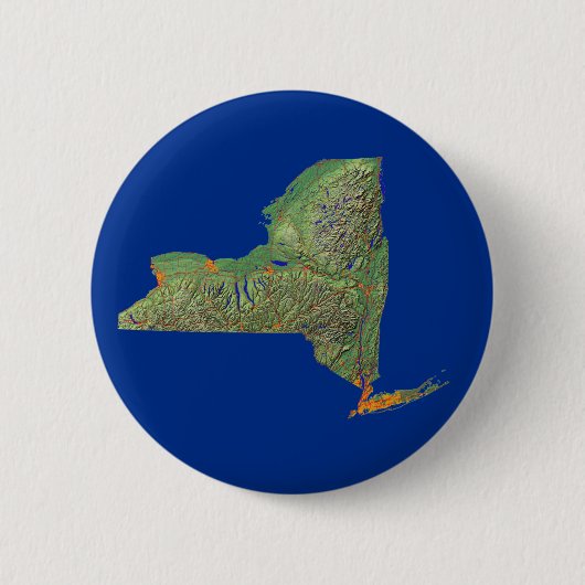 Kaart van New York Button (Voorkant)