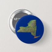 Kaart van New York Button (Voorkant /achterkant)