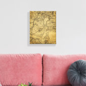 kaart van New York Canvas Afdruk (Insitu (Woonkamer))