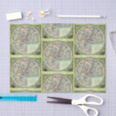  kaart van New York City Area Decoupage Craft Tissuepapier (Craft)