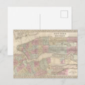  kaart van New York City/Brooklyn (Voorkant / Achterkant)