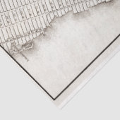 kaart van New York City Ephemera Decoupage Tissuepapier (Detail)