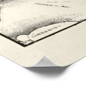 kaart van New York en Brooklyn, 1860 Poster (Hoek)