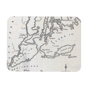 Kaart van New York en de omgeving Magneet