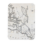 Kaart van New York en de omgeving Magneet (Verticaal)