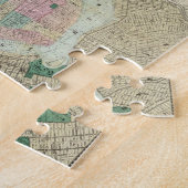 Kaart van New York en van de Vicinity Legpuzzel (Zijkant)