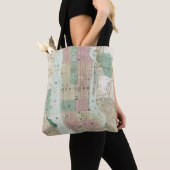 Kaart van New York en van de Vicinity Tote Bag (Dichtbij)