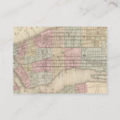  kaart van New York - Gepersonaliseerd Visitekaartje (Achterkant)