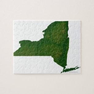 Kaart van New York Legpuzzel