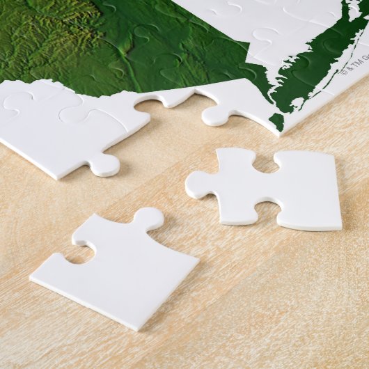 Kaart van New York Legpuzzel (Zijkant)