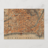  kaart van Nice Frankrijk (1914) (Voorkant)