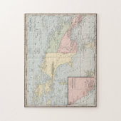 kaart van Nieuw-Guinea (1901) Legpuzzel (Verticaal)