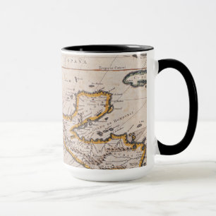 Kaart van Nieuw-Spanje  New Galicia & Guatemala, 1 Mok