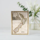 Kaart van Nieuw-Zeeland (Staand voorkant)