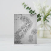 Kaart van Nieuw-Zeeland (Staand voorkant)