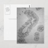 Kaart van Nieuw-Zeeland (Voorkant / Achterkant)