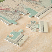  kaart van Nieuw-Zeeland (1922) Legpuzzel (Zijkant)