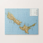  kaart van Nieuw-Zeeland (1971) Legpuzzel (Horizontaal)