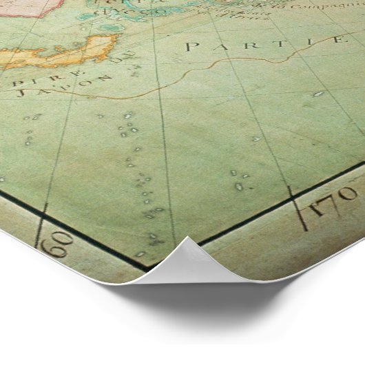 Kaart van Nieuwe Uitvindingen Poster (Hoek)