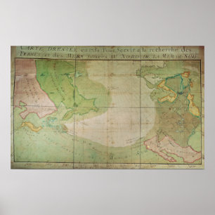 Kaart van Nieuwe Uitvindingen Poster