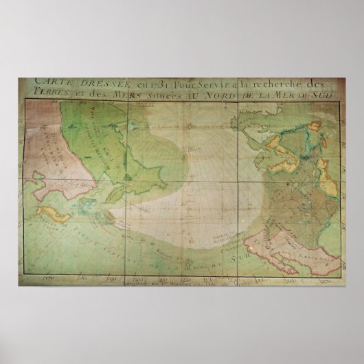 Kaart van Nieuwe Uitvindingen Poster (Voorkant)