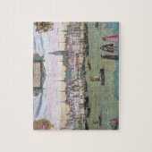 Kaart van Nijmegen, van "Civitates Orbis Terrarum" Legpuzzel (Verticaal)