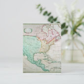 Kaart van Noord-Amerika (Staand voorkant)