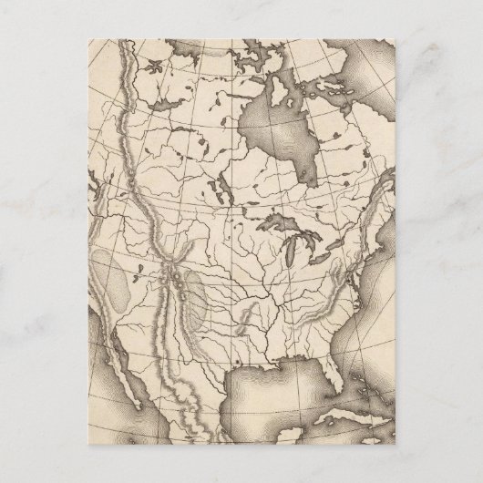 Kaart van Noord-Amerika (Voorkant)